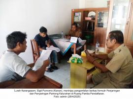 Pengambilan Formulir Pengisian Pamong Kalurahan