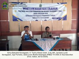 Pemerintah Kalurahan Karangasem Tetapkan APBKal 2026 dan Daftar Penerima BLT DD