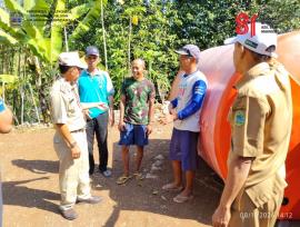 Penyerahan Penampungan Air Hujan oleh Panewu Paliyan