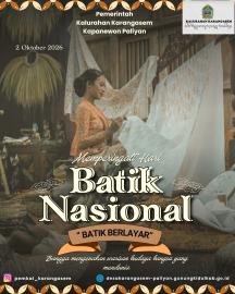 Selamat Hari Batik National 2026